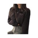 Suéter Feminino De Tricô Vintage Harajuku Solto De Manga Longa, Macio E Quente, Elegante Para