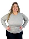 Sueter Feminino Decote Redondo Plus Size 658023
