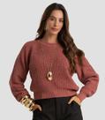 Sueter Feminino Em Tricot Dianna Rosa Sueter Feminino Em Tricot Dianna Rosa