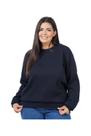 Suéter Feminino Kla Forrado Azul