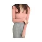 Suéter Feminino Slim Fit Com Decote Em V, Manga Longa, Cor Sólida, Moda Casual De Outono E Inverno