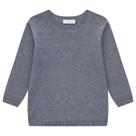 Sueter Infantil Tricô Decote Redondo Básico Moderno Macio