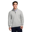 Suéter IZOD Premium Essentials con Media Cremallera Gris Claro P
