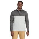 Suéter IZOD Thermosoft con media cremallera y forro polar gris medio