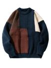 Suéter Laixton Oversized Cable Knit, unissex, manga comprida