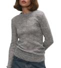 Suéter LAPUNIOT de mohair fino e leve tricotado para mulheres Suéter LAPUNIOT de mohair fino e leve tricotado para mulheres
