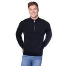 Suéter Masculino Broken Rules Gola Alta Zíper Preto