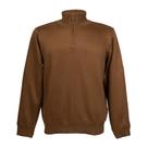 Suéter Masculino Broken Rules Plus Size Zíper Marrom Suéter Masculino Broken Rules Plus Size Zíper Marrom