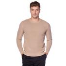 Suéter Masculino Broken Rules Texturizado Bege Suéter Masculino Broken Rules Texturizado Bege