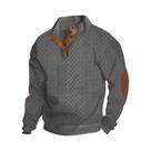Suéter Masculino Casual De Manga Longa Em Jacquard Tricotado Para Outono E Inverno Com Gola Alta