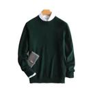 Suéter Masculino De Cashmere E Algodão Com Decote Em V, Quente Para Outono E Inverno