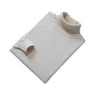 Suéter Masculino De Gola Alta Em Mistura De Cashmere E Algodão, Tricotado, Quente Para Outono E
