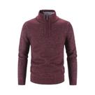 Suéter Masculino De Lã Com Gola Alta E Zíper, Slim Fit, Tricotado Para O Inverno E Primavera Suéter Masculino De Lã Com Gola Alta E Zíper, Slim Fit, Tricotado Para O Inverno E Primavera