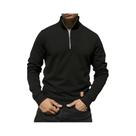 Suéter Masculino De Manga Longa Com Gola Alta E Zíper Lateral, Cor Sólida, Jaqueta De Inverno Quente Suéter Masculino De Manga Longa Com Gola Alta E Zíper Lateral, Cor Sólida, Jaqueta De Inverno Quente