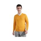 Suéter Masculino De Tricô Em Mistura De Cashmere E Algodão Com Decote Em V, Macio E Quente, Para Suéter Masculino De Tricô Em Mistura De Cashmere E Algodão Com Decote Em V, Macio E Quente, Para