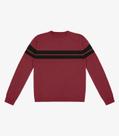 Sueter Masculino Listrado Tricot Diametro Vermelho