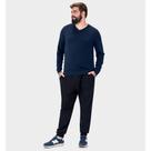 Suéter Masculino Plus Size Decote V Tricô Malwee Ref. 90745 Suéter Masculino Plus Size Decote V Tricô Malwee Ref. 90745