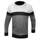 Suéter Masculino Poliamida Gola Redonda Manga Longa Slim
