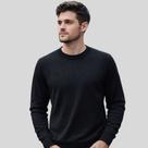 Suéter Masculino Preto Gola Redonda Enfim Malwee