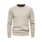 Suéter Masculino Quente De Tricô Gola Redonda Manga Longa Cor Sólida Moda Inverno AIOPESON Suéter Masculino Quente De Tricô Gola Redonda Manga Longa Cor Sólida Moda Inverno AIOPESON