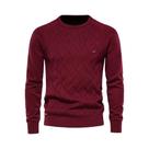 Suéter Masculino Quente De Tricô Gola Redonda Manga Longa Cor Sólida Moda Inverno AIOPESON Suéter Masculino Quente De Tricô Gola Redonda Manga Longa Cor Sólida Moda Inverno AIOPESON