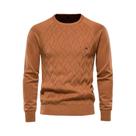 Suéter Masculino Quente De Tricô Gola Redonda Manga Longa Cor Sólida Moda Inverno AIOPESON Suéter Masculino Quente De Tricô Gola Redonda Manga Longa Cor Sólida Moda Inverno AIOPESON