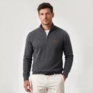 Suéter Masculino Red Nose Tricô Meio Zíper Gola Alta Original Suéter Masculino Red Nose Tricô Meio Zíper Gola Alta Original