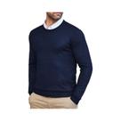 Suéter Masculino Slim Fit Leve Com Gola Redonda, Moda Casual De Outono, Pullover De Manga Longa
