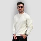 Suéter Masculino Tricot Frio Gola Redonda Tendência Inverno