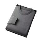Suéter Masculino Vintage De Gola Redonda, Manga Longa, Leve, Em Cor Sólida, Jaqueta Casual Tricotada