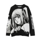 Suéter Masculino Vintage Estilo Japonês, Anime, Menina, Algodão, Hip Hop, Streetwear, Harajuku 2022