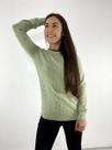 Suéter MISHAMMA Casual Feminino Viscose Gola Redonda