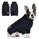 Suéter para cães cyeollo de gola alta tricotado para cães pequenos Suéter para cães cyeollo de gola alta tricotado para cães pequenos