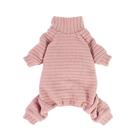 Suéter para cães Fitwarm com gola alta tricotada em rosa térmico M