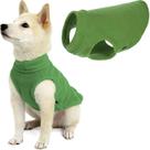 Suéter para cães Gooby Stretch Fleece Colete Grass Green G-Small