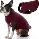Suéter para cães Gooby Stretch Fleece Vest Borgonha para cães grandes Suéter para cães Gooby Stretch Fleece Vest Borgonha para cães grandes