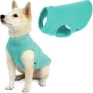 Suéter para cães Gooby Stretch Fleece Vest Mint para cães médios Suéter para cães Gooby Stretch Fleece Vest Mint para cães médios