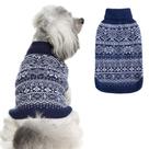 Suéter para cães Homimp Argyle, roupas quentes de inverno para cães