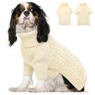 Suéter para cães Queenmore Small Christmas Warm White para cães S Suéter para cães Queenmore Small Christmas Warm White para cães S