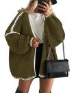 Suéter PRETTYGARDEN 2025 Oversized Manga Lanterna Verde Militar G