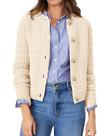 Suéter PRETTYGARDEN Cardigan de Tricô Bege Médio Feminino