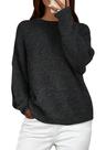 Suéter PRETTYGARDEN Gola Careca Tricô Grosso Peludo XL