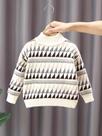 Suéter Pullover Estilo Coreano Para Meninos, Roupa De Inverno Tricotada Para Bebês