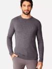 Suéter Reserva Básico Tricot Cinza Mescla Escuro Cor:Cinza Mescla EscuroTamanho:M