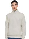 Suéter TH Essential Cotton Half Zip Mock - MW0MW37331 Suéter TH Essential Cotton Half Zip Mock - MW0MW37331