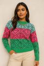 Sueter trico la feminino blusa casaco