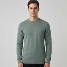 Suéter Tricot Dudalina Basic Melange Ou26 Verde Masculino