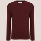 Suéter Tricot Dudalina Graphic Ou25 Bordô Masculino