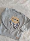 Suéter tricot masc. bordado urso bf25038