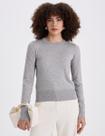 Sueter tricot modal cinza